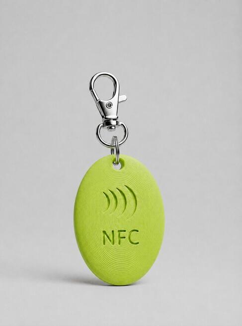 Inteligentny Adresnik NFC dla Psa i Kota (4x2.5cm) Zielony
