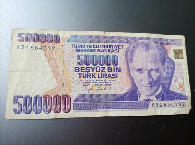 Banknoty tureckie