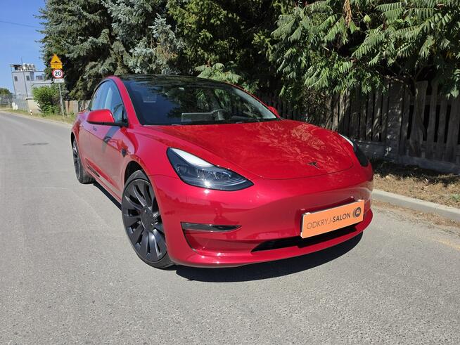 Tesla Model 3 Krajowa/Performance/ 534 KM/Bezwypadkowy