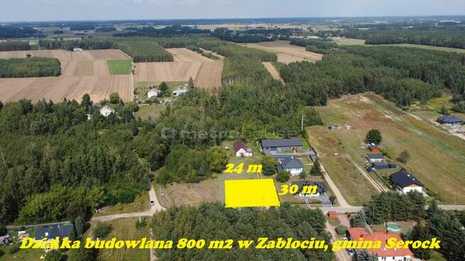 ZABŁOCIE- 800m2 działka budowlana w gminie Serock
