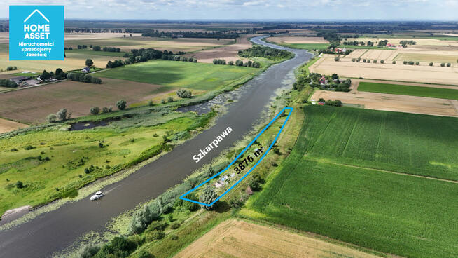 Działka rekreacyjna Rybina gm. Stegna,