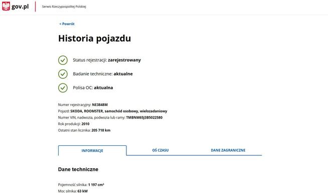 Škoda Roomster Benzyna Zarejestrowany Ubezpieczony