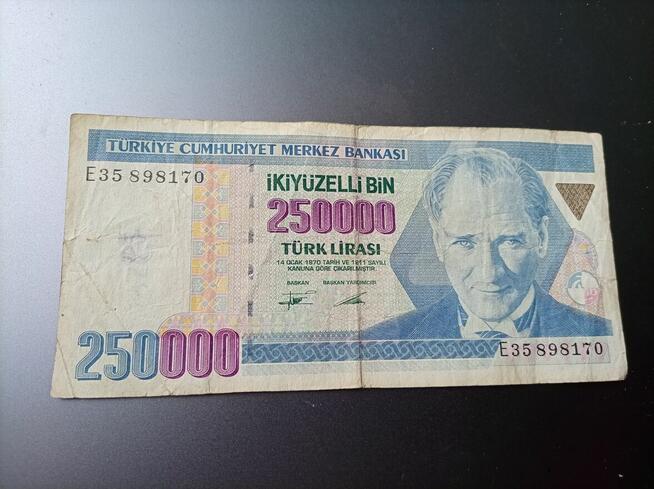 Banknoty tureckie