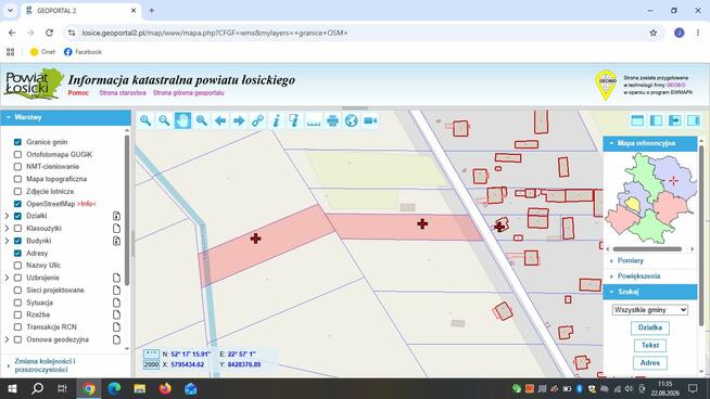 Malowniczo położona działka - Płosków gm. Sarnaki