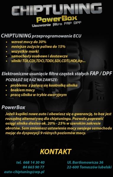 CHIPTUNING - elektroniczne podnoszenie mocy silnika spalinow