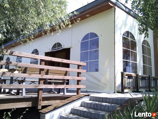 Pawilony namioty plandekowe przeszklone ogrodowe