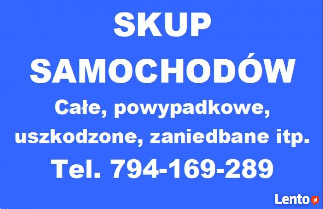 SKUP AUT - SAMOCHODÓW Poznań tel. 794-169-289