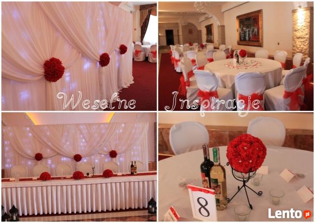 Dekoracje ślubne, wypożyczalnia dekoracji