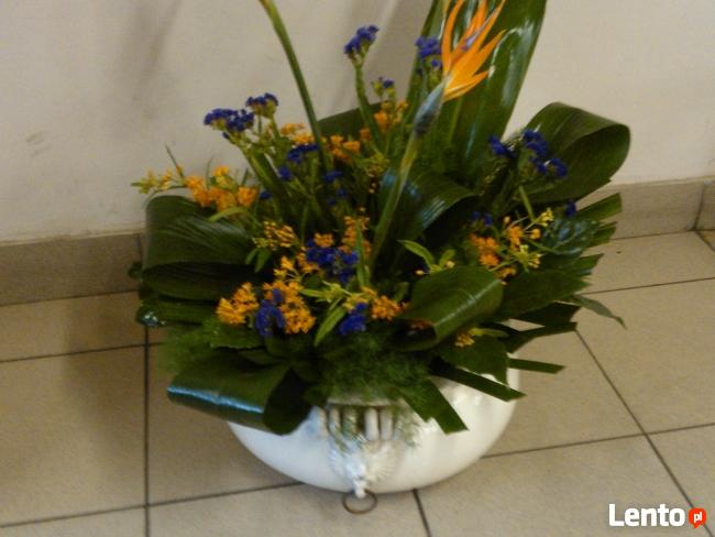 DEKORACJE Z KWIATOW NA WESELA, śluby oraz inne imprezy dekor