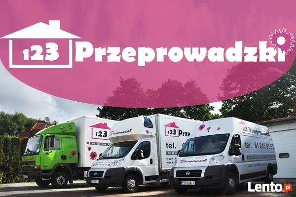 123 Przeprowadzki Poznań, Warszawa i cała Polska, Europa