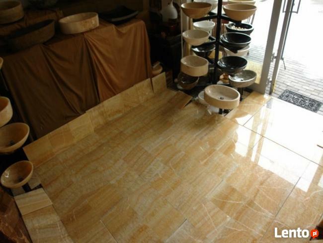 ONYKS W PŁYTKACH 30 X 30 CM - DARSIN - HONEY ONYX