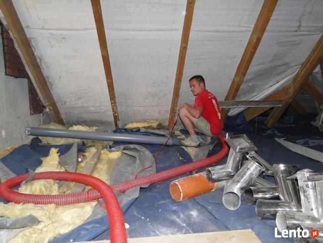 Docieplanie poddaszy, stropodachów - metodą wdmuchiwania