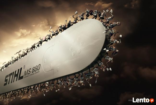 Ścinka wycinka drwal alpinista sekcyjna scinka drzew