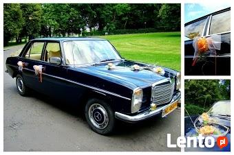 Klasykiem do ślubu-zabytkowy mercedes z poł lat 70-tych XXw