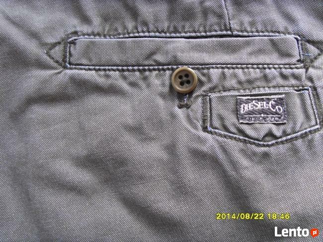SPODNIE JEANSOWE KHAKI „DIESEL” =WROCŁAW=