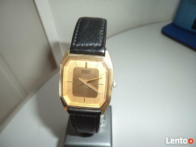 Zegarek męski Seiko złocony
