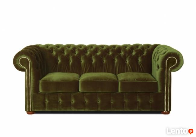 Sofa Chesterfield 3-os plusz PROMOCJA- kanapa różne kolory