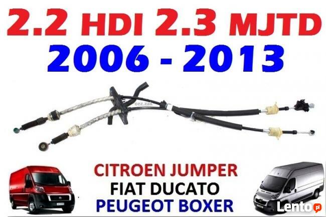 2 linki cięgna zmiany biegów skrzyni Peugeot Boxer 2.2 HDI
