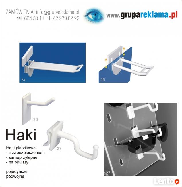 Haki i Kołki Plastikowe do Standów, Stojaków, Ścian itp.