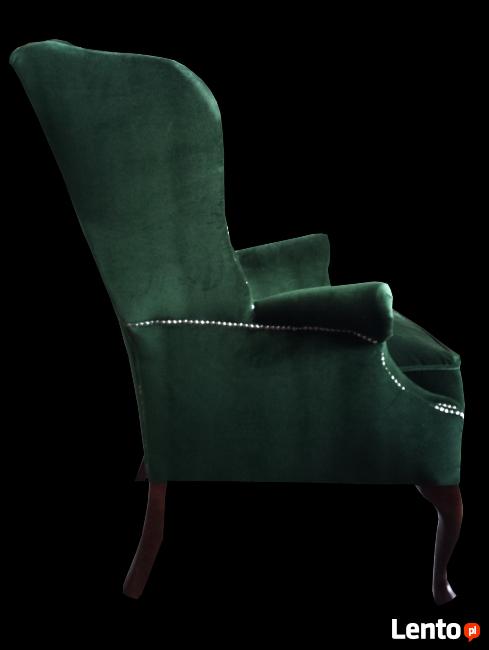 Fotel Chesterfield Uszak - plusz różne kolory