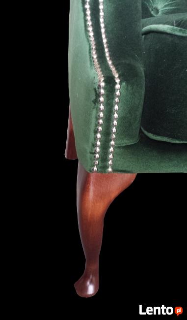 Fotel Chesterfield Uszak - plusz różne kolory
