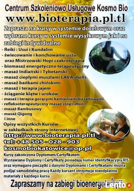 Zabiegi Bioenergoterapii świecowania uszu jajowania REIKI