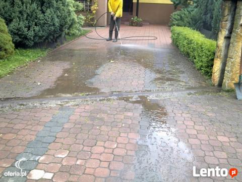 MYCIE CZYSZCZENIE KOSTKI BRUKOWEJ ELEWACJI KARCHER GOSTYŃ