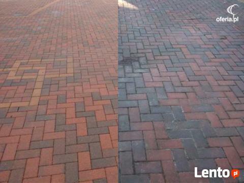 MYCIE CZYSZCZENIE KOSTKI BRUKOWEJ ELEWACJI KARCHER GOSTYŃ