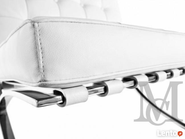 Sofa inspirowana projektem Barcelona 3-osobowa 100% skóra