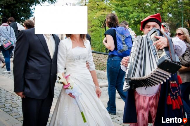 Suknia śubna, rozm 36 - 38, kolor ecru