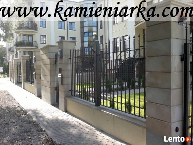 ogrodzenia elewacja ogrodzenie elewacje z kamienia murowane