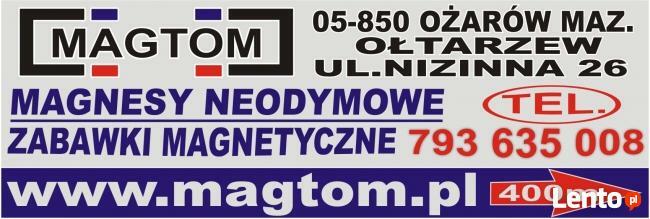 Magnes neodymowy walcowy 30 x 10 Hurt-detal