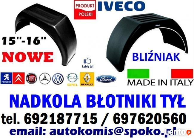 nadkole tył nadkola błotniki PEUGEOT BOXER CITROEN JUMPER