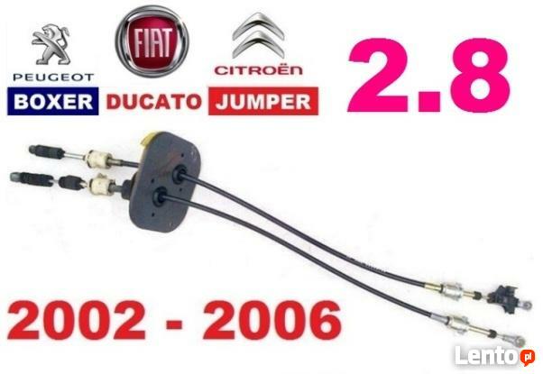 Linki zmiany biegów Fiat Ducato Boxer Jumper 2.8 2.2 2002-06