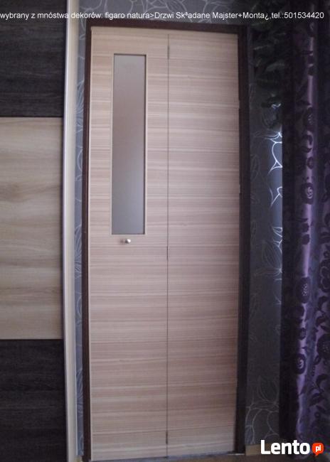 DRZWI SKŁADANE/łamane NA WYMIAR+MONTAŻ w 10dni GLIWICE+25 km