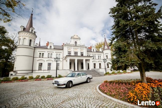 Biały Jaguar do ślubu Atrakcyjna cena, wolne terminy