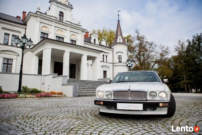 Biały Jaguar do ślubu Atrakcyjna cena, wolne terminy