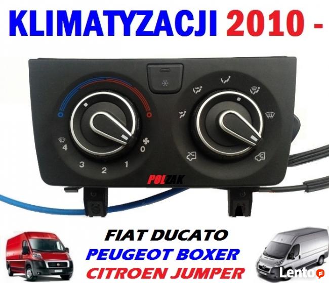 Pokrętła sterowania nawiewu KLIMATYZACJI PEUGEOT BOXER 11-