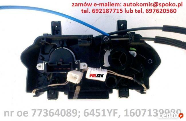 Pokrętła sterowania nawiewu KLIMATYZACJI FIAT DUCATO 2006-