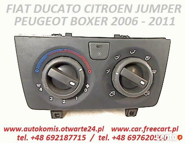 Pokrętła sterowania nawiewu KLIMATYZACJI FIAT DUCATO 2006-