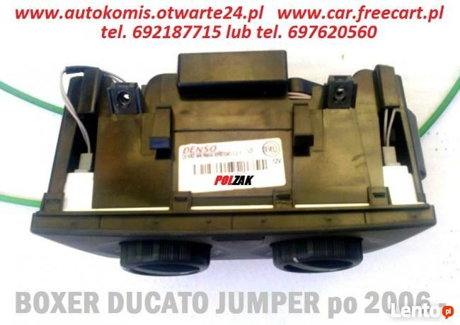 Pokrętła sterowania nawiewu KLIMATYZACJI FIAT DUCATO 2006-