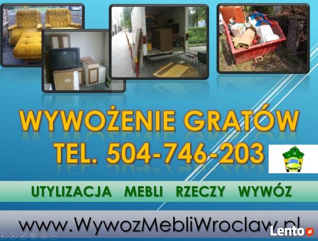 Wywóz mebli Wrocław, tel 504-746-203, wywóz starych mebli,