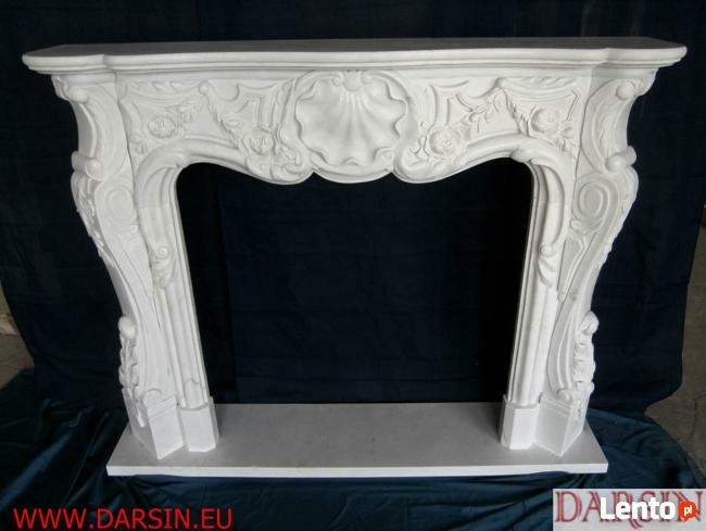 PORTALE KOMINKOWE Z MARMURU I ONYKSU DARSIN KOMINKI Z KAMIEN