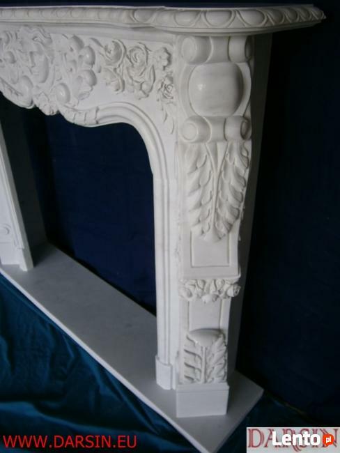 PORTALE KOMINKOWE Z MARMURU I ONYKSU DARSIN KOMINKI Z KAMIEN