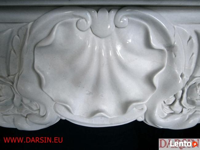 PORTALE KOMINKOWE Z MARMURU I ONYKSU DARSIN KOMINKI Z KAMIEN