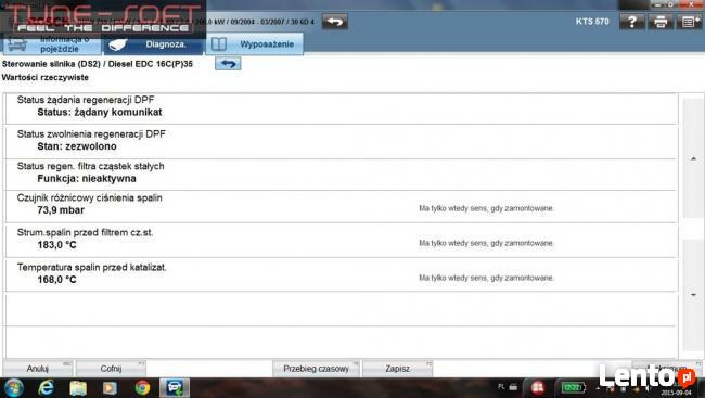 Usuwanie filtra cząstek stałych DPF BMW 3,5,7,x3,x5 LUBLIN