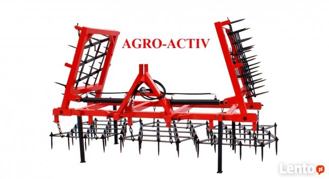 WYPRZEDAŻ !!! Brona 5-polowa HYDRAULICZNA AGRO-ACTIV