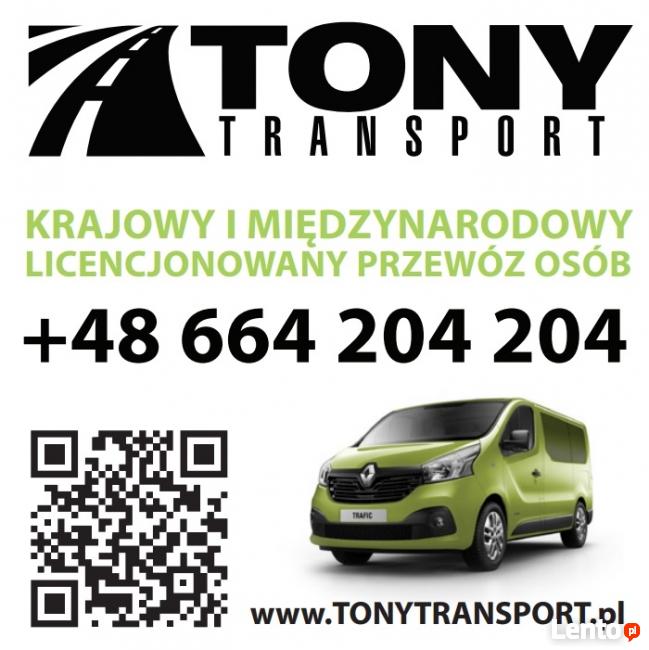 Przewóz osób Polska Holandia z Złotów, Piła Chodzież,