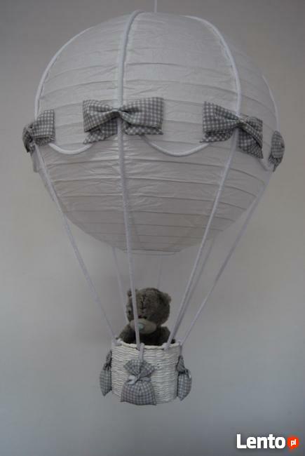 Lampa sufitowa Wisząca Dziecięca Latający Balon Szary