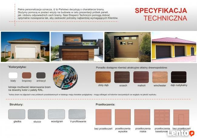 BRAMA SEGMENTOWA GARAŻOWA OCIEPLANA MONTAŻ SERWIS GWARANCJA